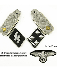 SS Field Grade Officer Insignia Set 1 SS Field Grade Officer Insignia Set
