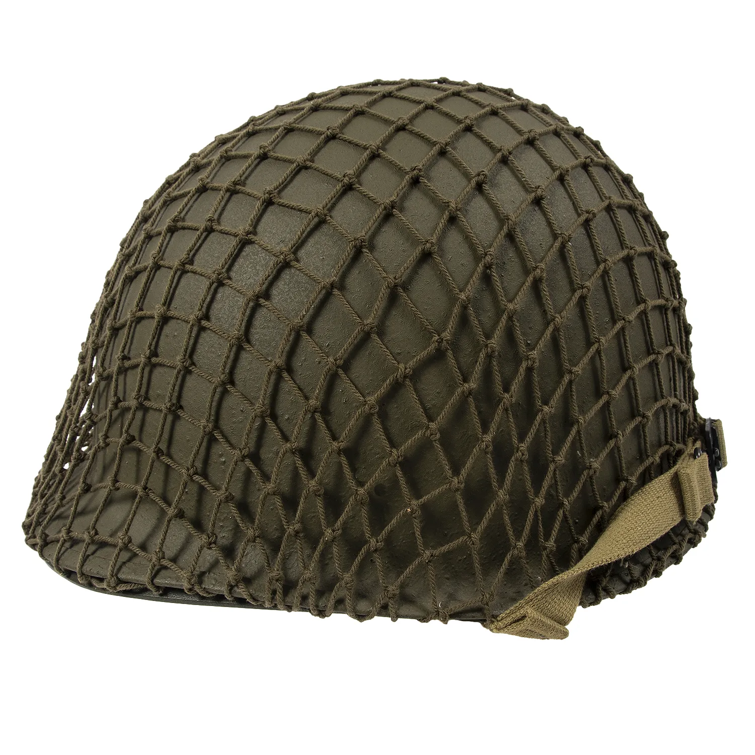 US WWII Helmet Net, Olive Drab 1 US WWII Helmet Net, Olive Drab