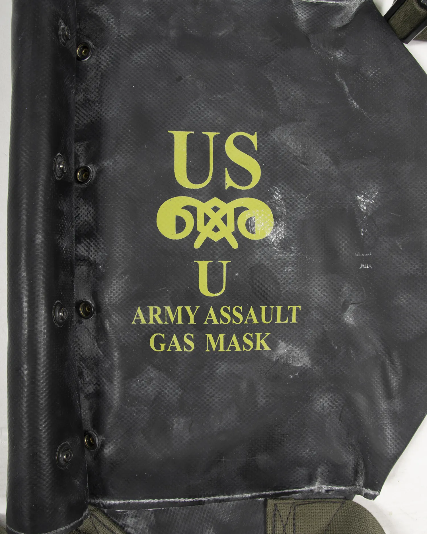 M7 Assault Gas Mask Bag, OD straps 1 M7 Assault Gas Mask Bag, OD straps