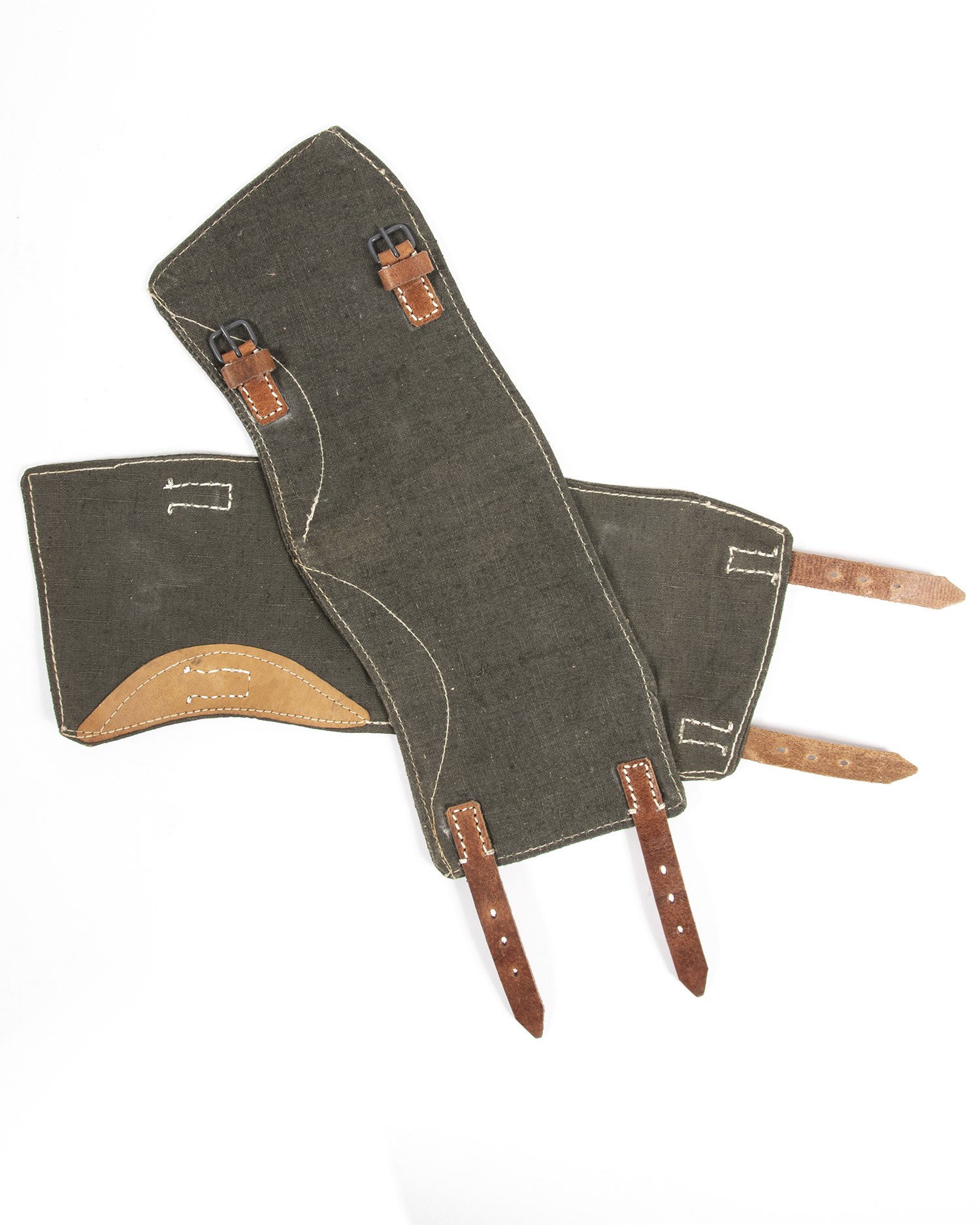 Texled Gamaschen, Brown Fittings 2 Texled Gamaschen, Brown Fittings