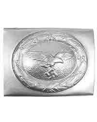 Luftwaffe EM Belt Buckle, Silver 1 Luftwaffe EM Belt Buckle, Silver
